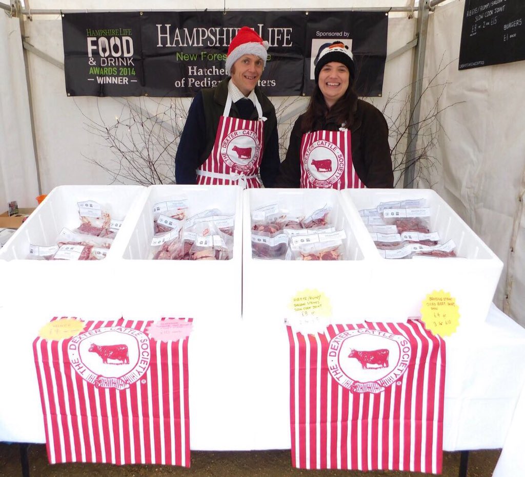 It was great to chat with customers <a href="/NewForestXmas/">New Forest Xmas Fair</a> today &amp; hear your ideas of new ways to cook beef <a href="/Newforestbeef/">New Forest Beef</a>