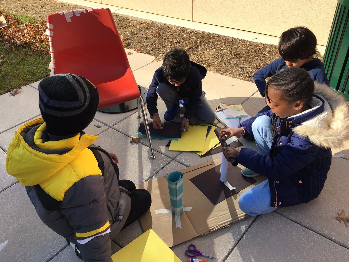 Delldarlin's tweet image. 2nd g S's , pretending to be Mother Gothel, plan a Rapunzel tower! #stemdayfun @DiamondElem