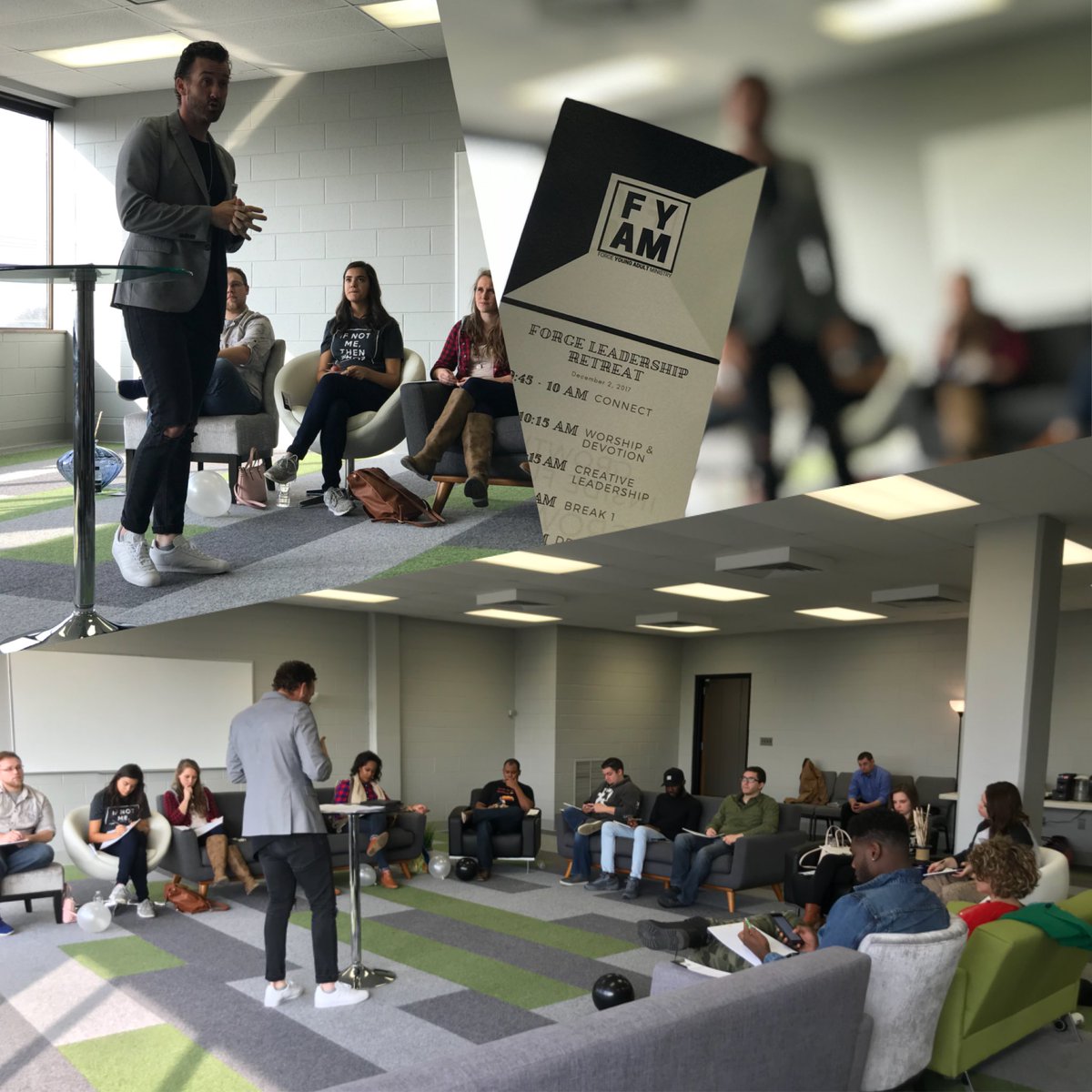 ForgeRTTN's tweet photo. Great weekend of growing and stretching leadership team retreat! 2018 will be an awesome year! #leadership #anticipation #awakeningageneration https://t.co/YtfxZrVGNR
