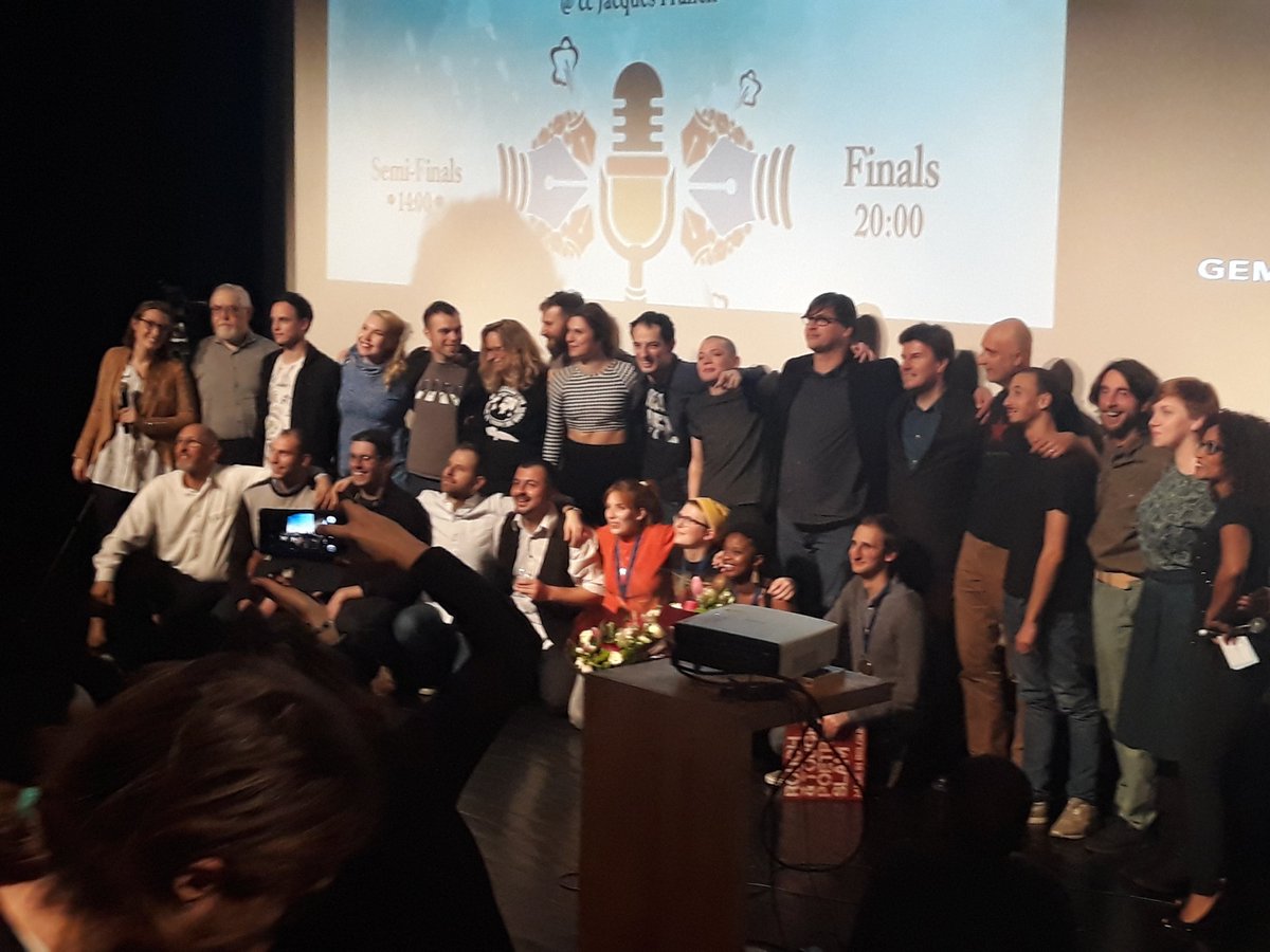And that is how the cookie crumbles #EUCHAMP #poetryslam Congratz Sweden!