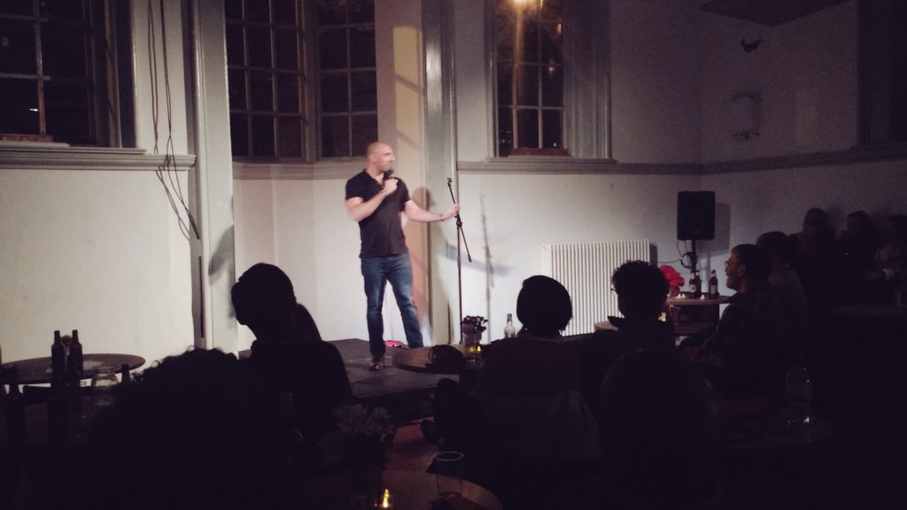 theatredeli's tweet photo. The hilarious journey from lunge to loser. @sheraz_yousaf_ Find out at #thepursuitofmanliness #delicomedy #locamotion https://t.co/UwzcQsjkUT