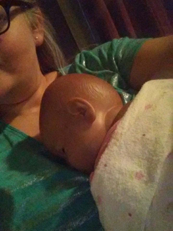Queen21Dance's tweet photo. So people say fcs is bad because we have to do the baby! Its not that bad @DrUlsh @muhlsd https://t.co/HNomVLOAAv
