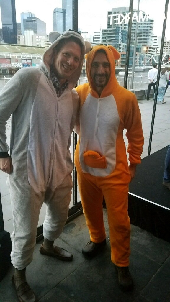 <a href="/ICSPP17/">ICSPP 2017</a> @ArmyResearchLab In somewhat related news, I received my first international award! Of course, the award was a koala onesie which my former boss also won. The Aussies are a funny folk, but the strait-laced Americans took it in stride.