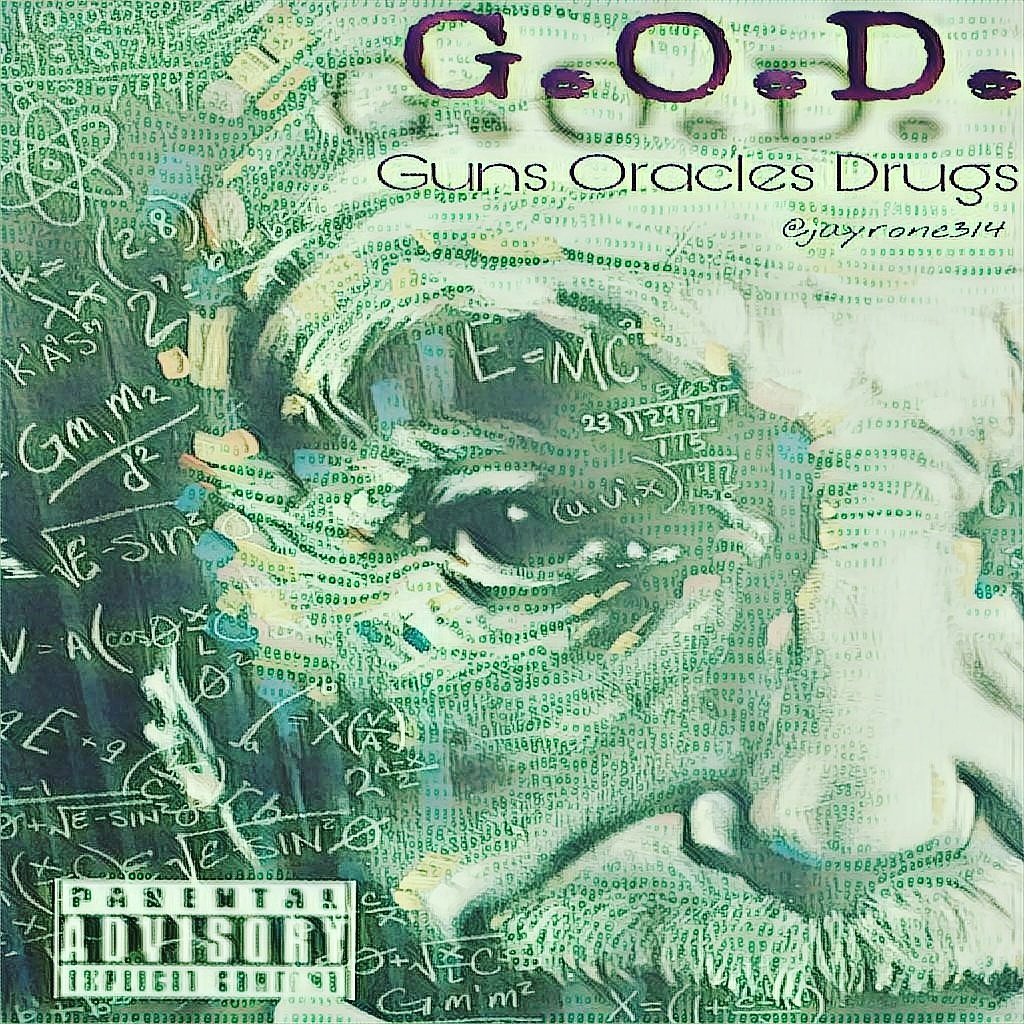voiceofahustler's tweet photo. G.O.D. | Guns Oracles Drugs (EP)
by: @Jayrone314
#jayrone314 #jayrone #stlmusic #midwestmusic #jayronemusic #godep #gunsoraclesdrugs #voh https://t.co/F546gYqMiL