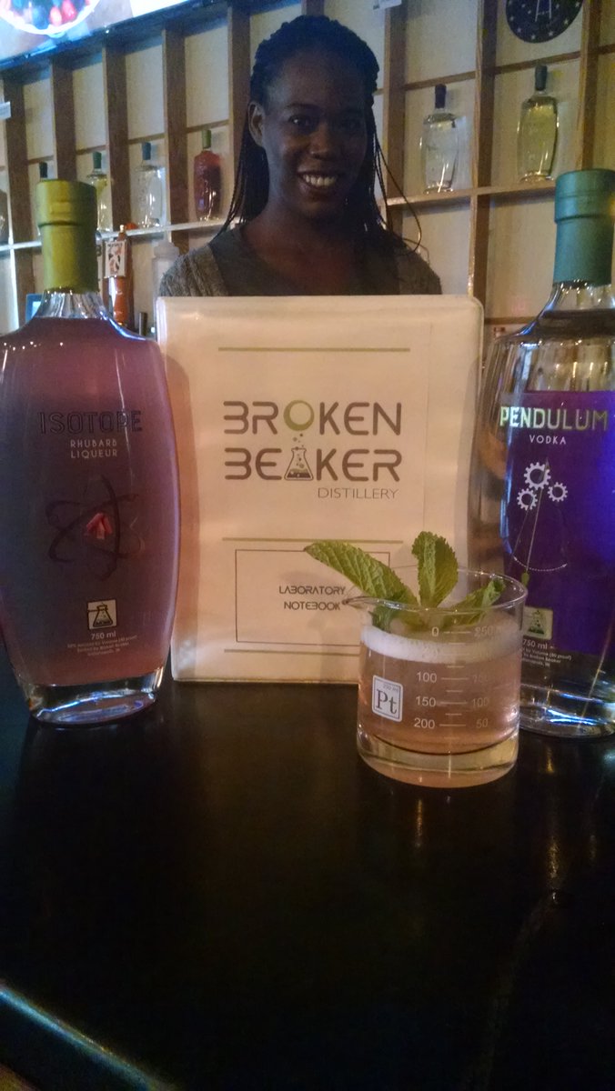 Beca says come down and celebrate national rhubarb vodka day with us.