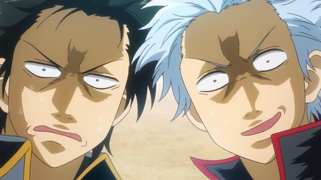 ふえぇぇぇぇ 銀さん、土方さん、いつもと逆なんだね。 局中法度