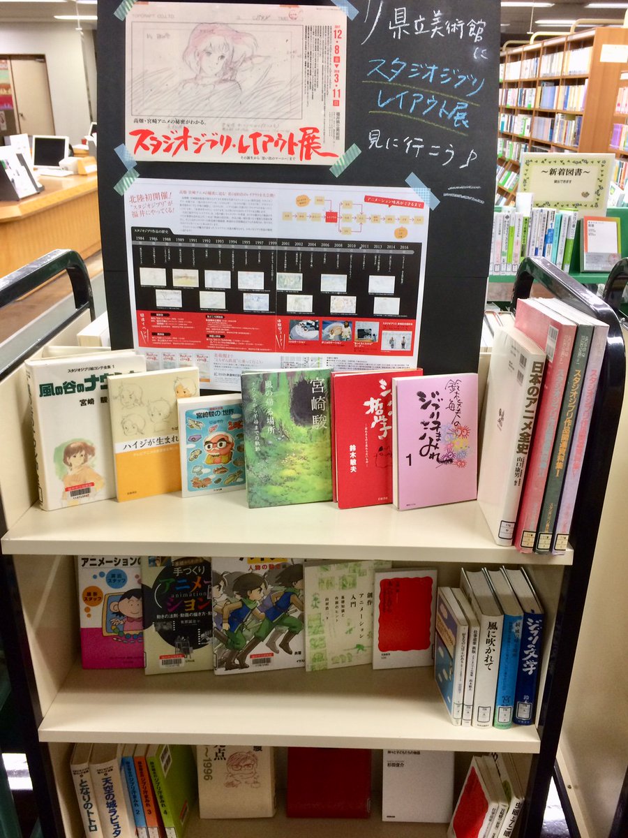 福井市立図書館 Sur Twitter 特設コーナーのご案内 図書館の近く