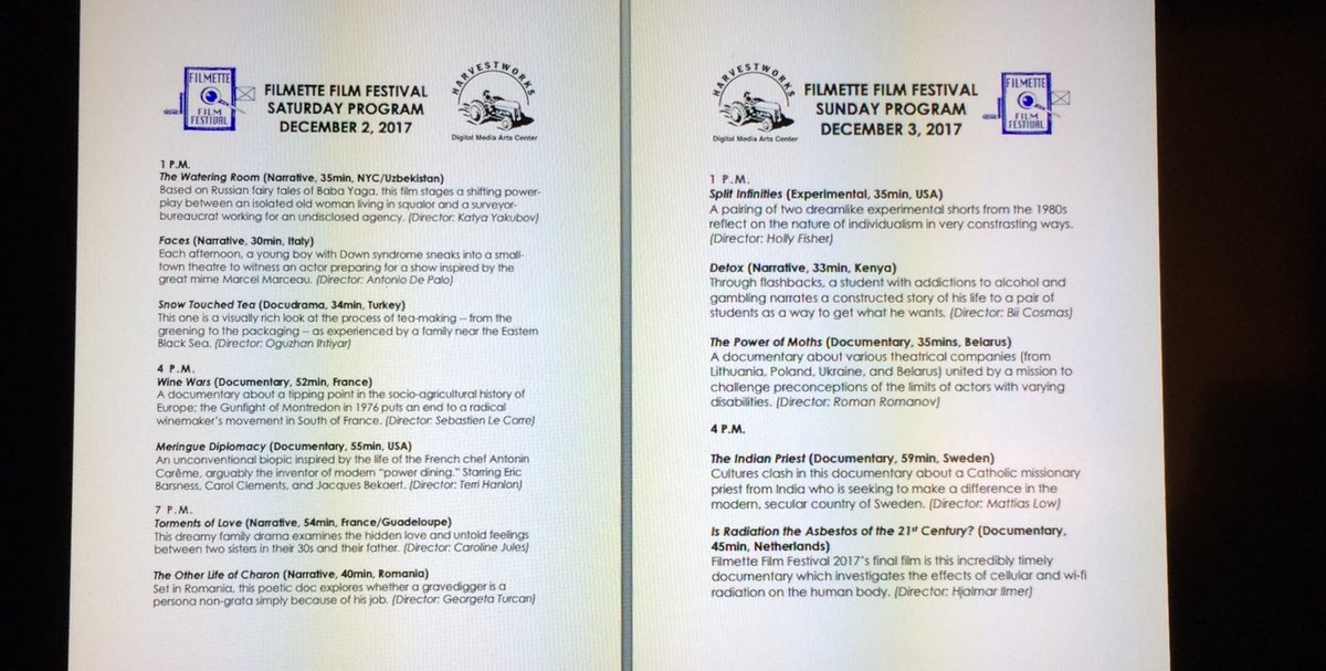 FilmetteFest's tweet image. #Filmette2017 Program at @harvestworks