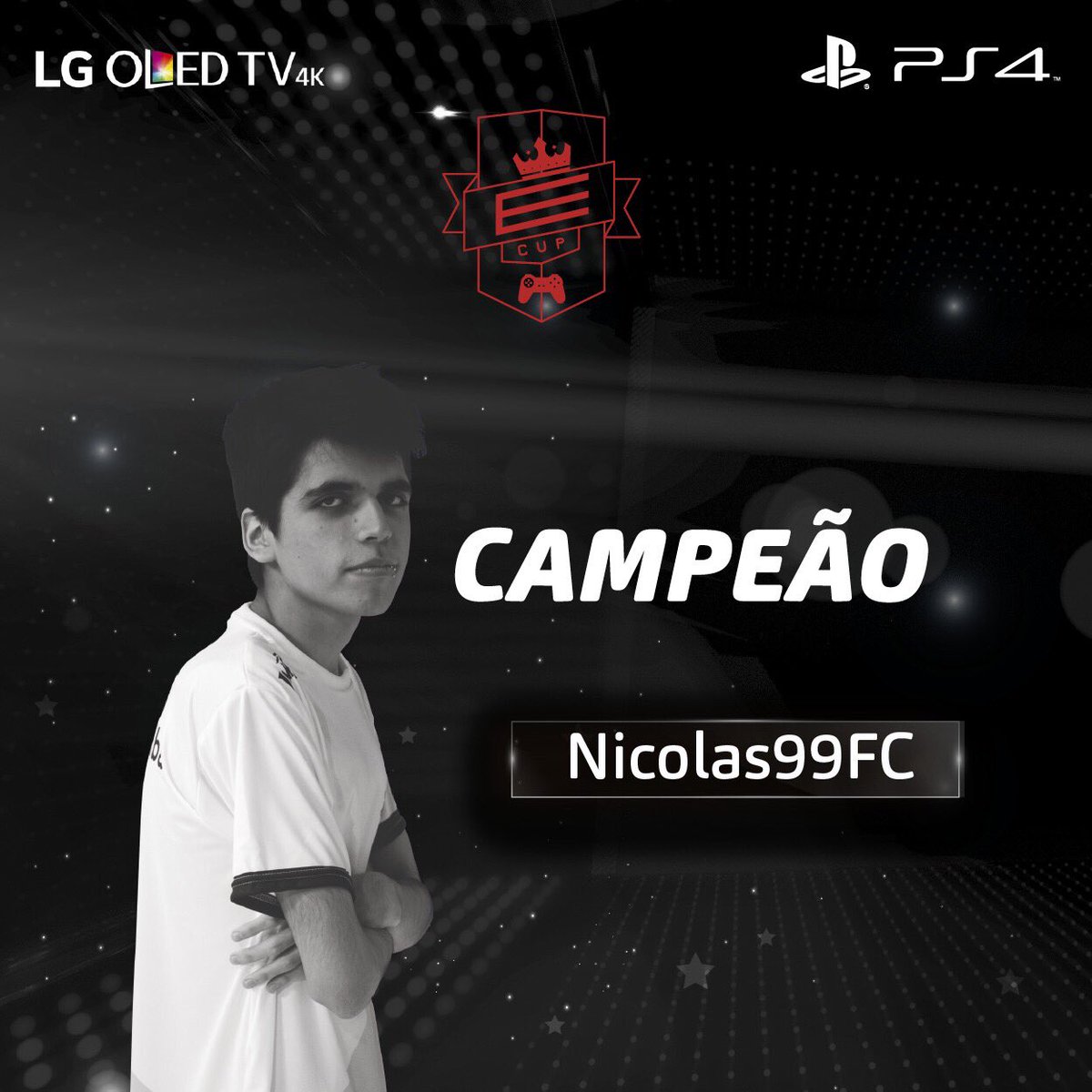 ecupoficial's tweet photo. @nicolas99fcx é o grande campeão do PS4 #ecupLGoledTV https://t.co/alARWt6ULg