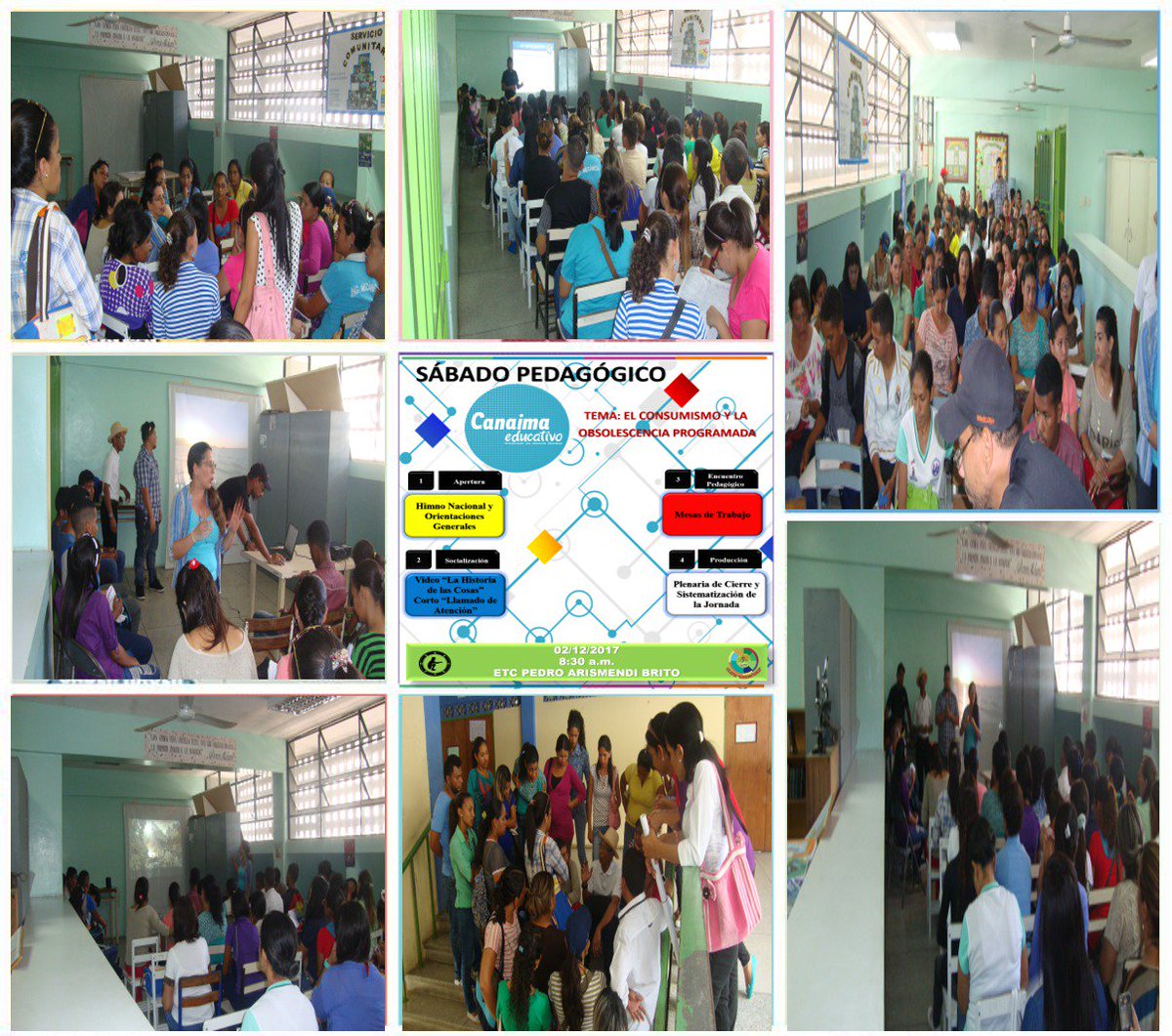 CLIFM_Bermudez's tweet photo. Con la participación de 107 personas se realizó en la ETCR Pedro Arismendi Brito el IV Sábado Pedagógico Canaima Educativo. https://t.co/bLnXxVCgV5