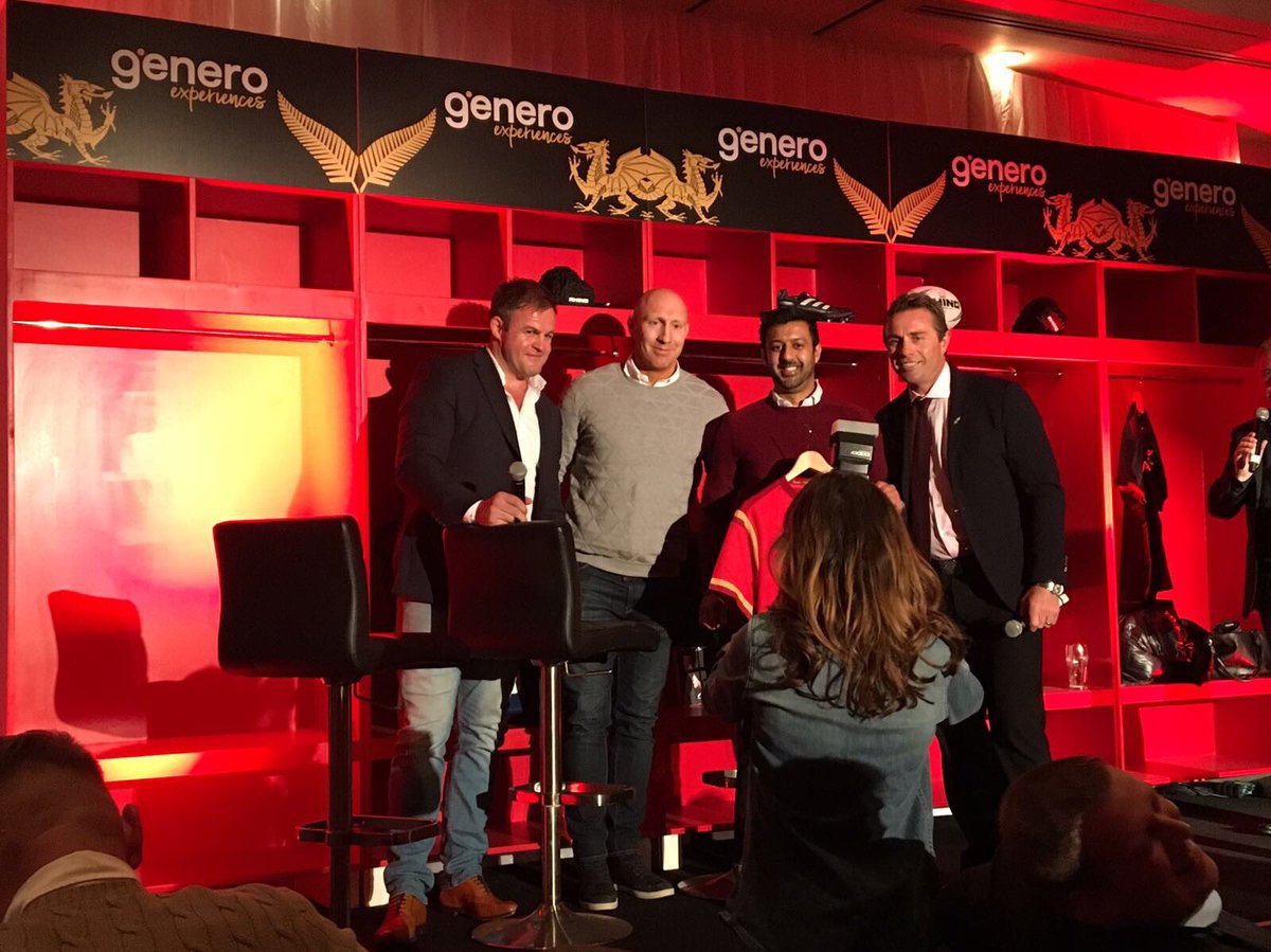 Throwback to last Sat - Great day back in Cardiff for the #NZLockerroom with <a href="/TomShanklin/">Tom Shanklin</a> <a href="/Rushy_8/">Rusfel Mariano Cipriano</a> <a href="/JustinWMarshall/">Justin Marshall</a> hosted by <a href="/GeneroProd/">Genero Productions</a> <a href="/GenExperiences/">Genero Experiences</a> #WALvNZL