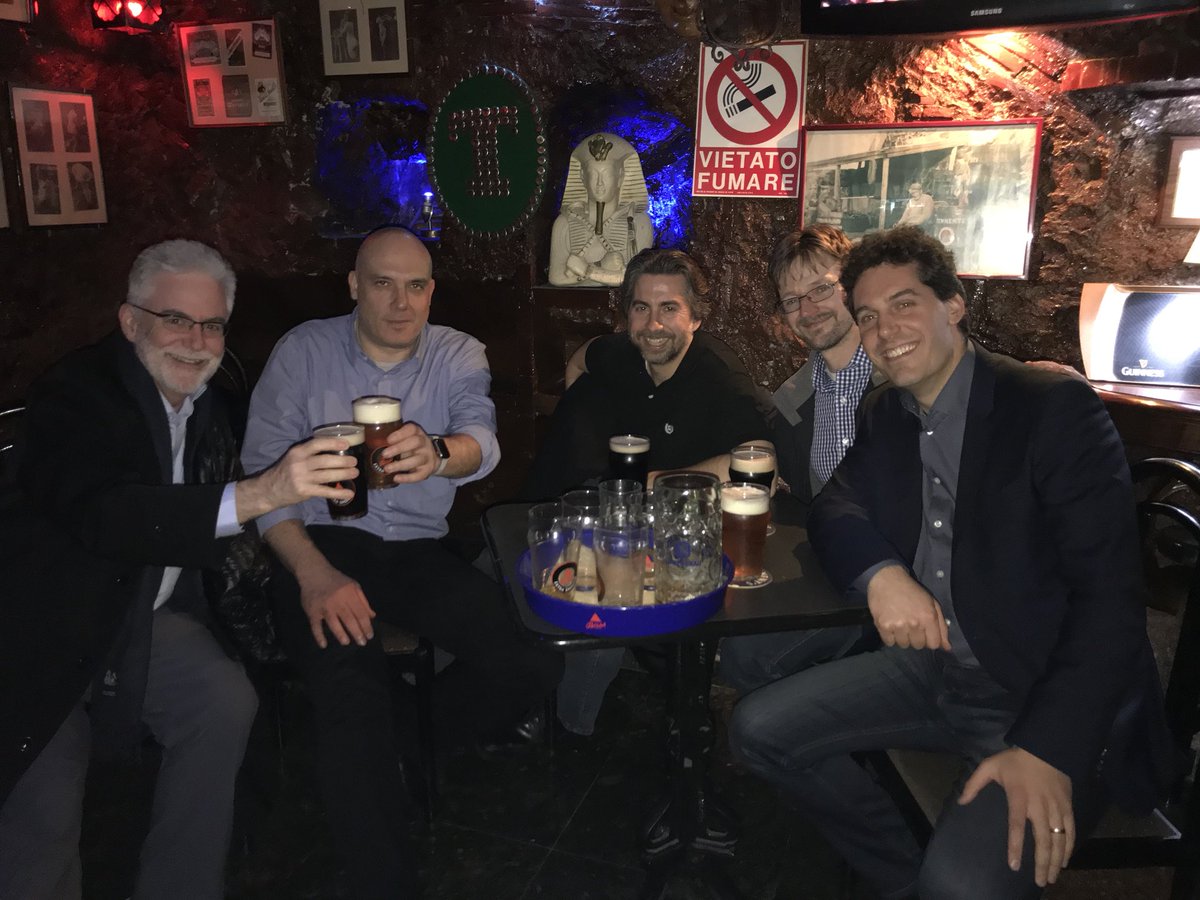 BernardAFox's tweet photo. Great opportunity for me to discuss novel #immunotherapy strategies to #Finishcancer with Drs Carlo Bifulco, @jasonlukemd , Ryan Williams and Michael Postow from @ChilesResearch @MGHCancerCenter #MSKCC @UChicago / #Bridge2017 @Oncoinfo_it @PAscierto @FondMelanoma @sitcancer https://t.co/A1bzzS4yiT