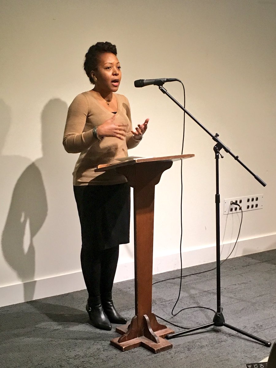 Now at @Pottershousedc: Alvaro Jarrin &amp; Kia Caldwell launch their new books against the backdrop of our People's Museum, discussing health, race &amp; gender in Brazil. An engaging, anthropological, &amp; insightful close to the Installation!

#AmAmth2017 #AmAnth17
