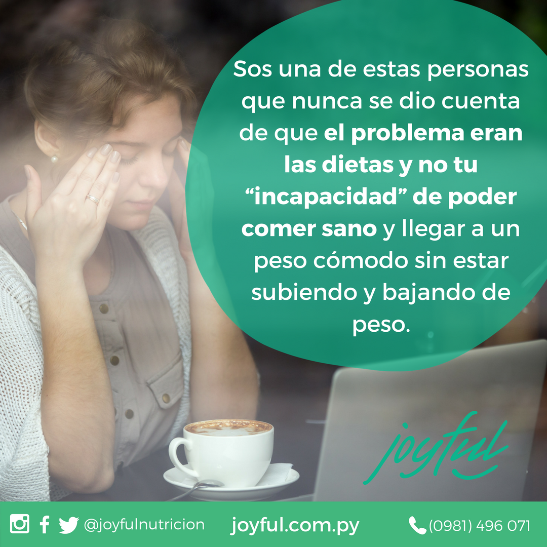 Joyfulnutricion's tweet photo. ¿Te la pasas de #dieta en dieta? Evalúa estos síntomas que caracterizan a una dietante crónica. https://t.co/aTncp4DMlK  #adelgazar #bajardepeso #perderpeso #pesoideal #efectoyoyo #efectorebote #perdidadepeso #psicologiadelaalimentacion #psicologia #psiconutricion #nutricion https://t.co/yBjbsZ3m6E