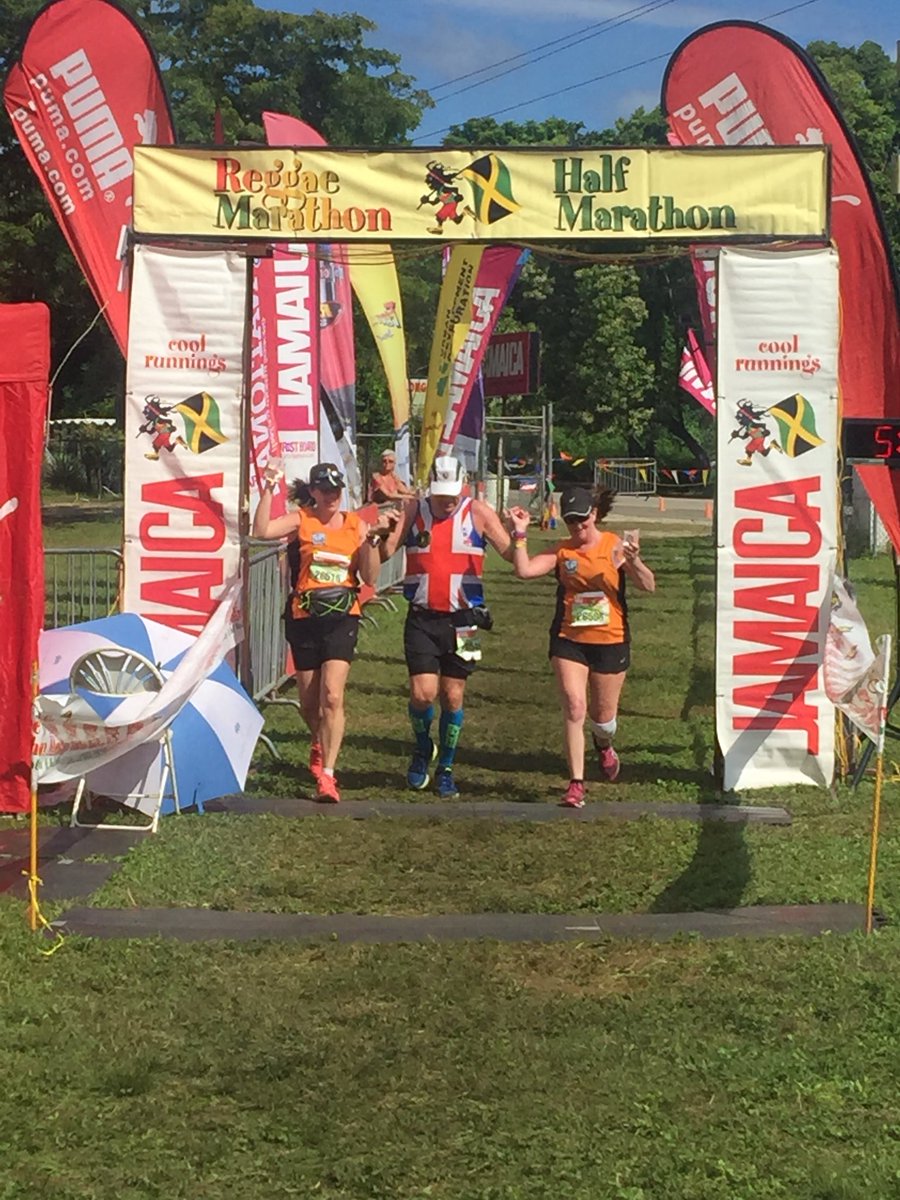 sueledo's tweet photo. A big thank you to @gdixon61 for getting @BeddowsRachel and myself around a very hot @ReggaeMarathon today. #rm2017 It was a brilliantly organised race. Thank you Jamaica https://t.co/ClpAM0TxfD