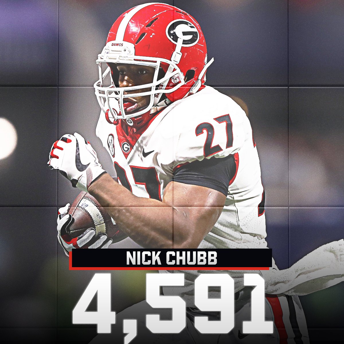 SECNetwork's tweet image. SEC All-Time Rushing List:
1) @HerschelWalker 
2) @NickChubb21

DAWGS. ON. TOP.
