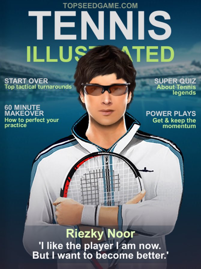 Download TOP SEED - Tennis Manager, the #1 tennis game in the world!
It's FREE!
goo.gl/t3EhRm goo.gl/hkyCk7