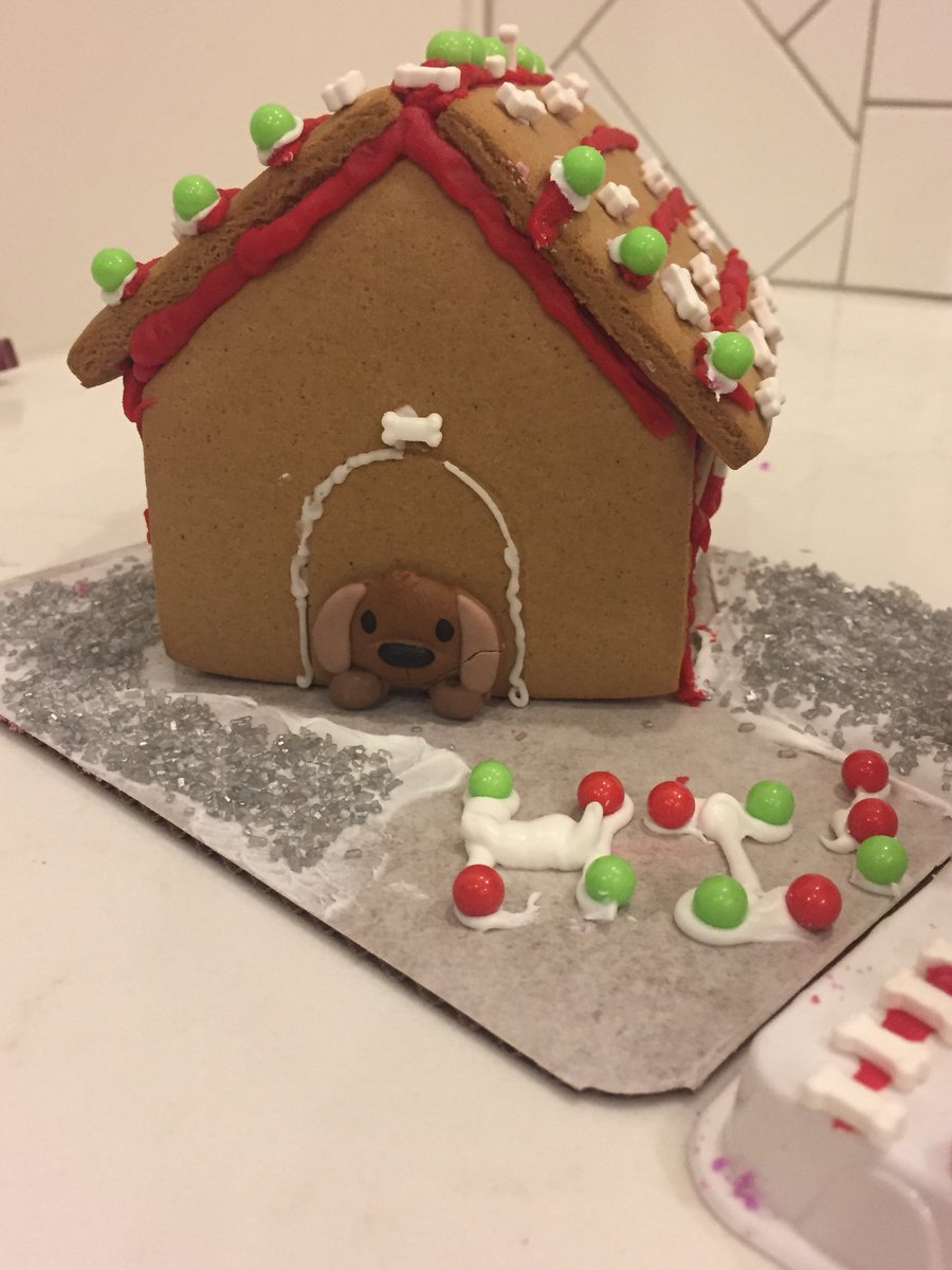 EdenIstok's tweet photo. On a scale of awful to super awful how awful is @Audrey_Spooner1 and  my awful gingerbread house? https://t.co/LdaoVn32mV