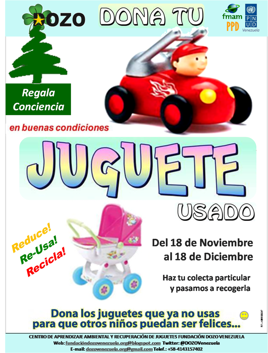 DOZOVenezuela's tweet photo. #3Dic desde 9am #ConciertoYColecta Compra tu entrada y #DonaTuJugueteusado en @Celarg para los ñiños de @DOZOVenezuela y disfruta el #GranConciertoNavideño con @JosueHOficial @compayproduc #RegalaConciencia https://t.co/jgzgESlirU