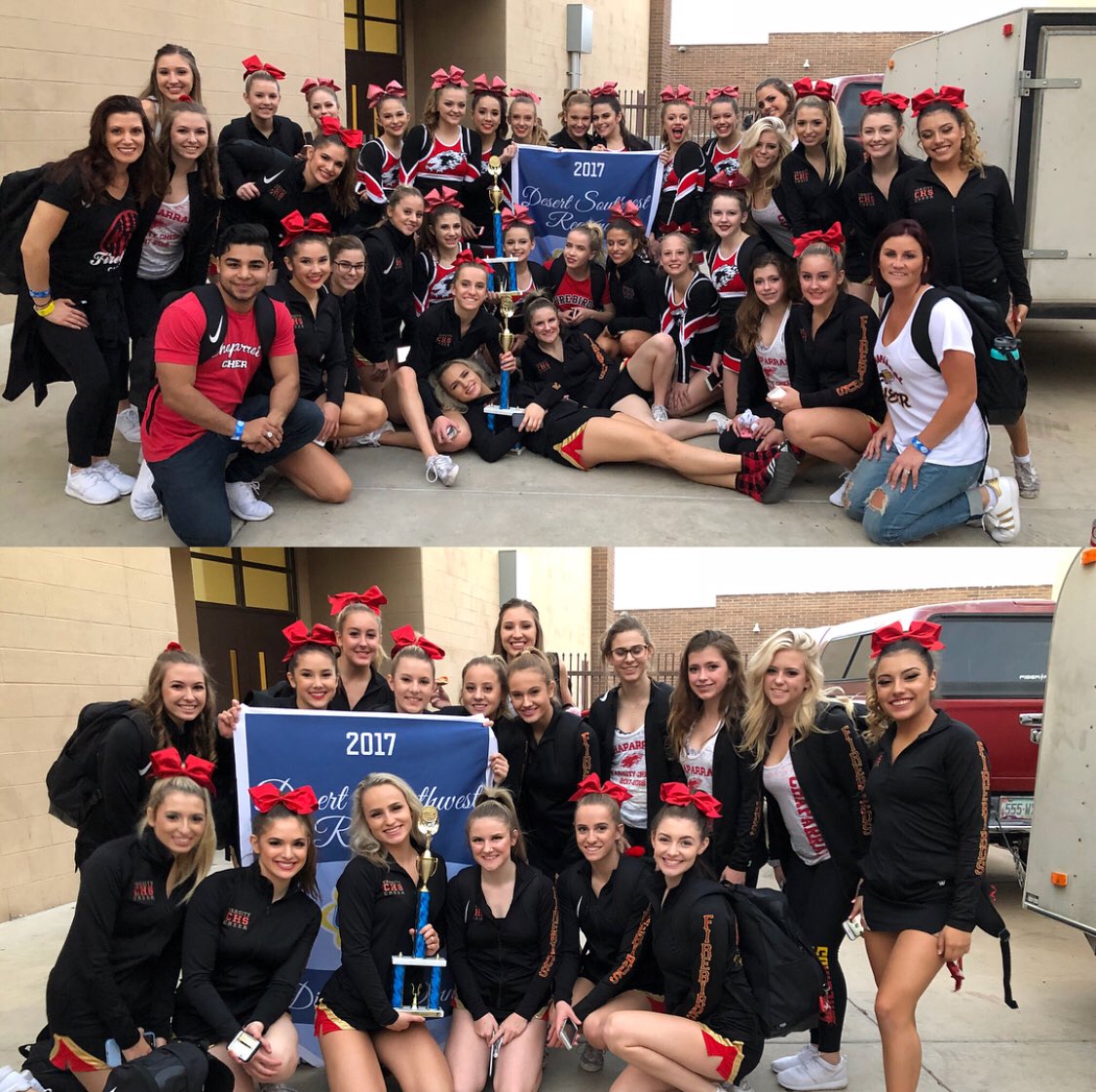 Chaparral High School Scottsdale Cheerleading Clipart