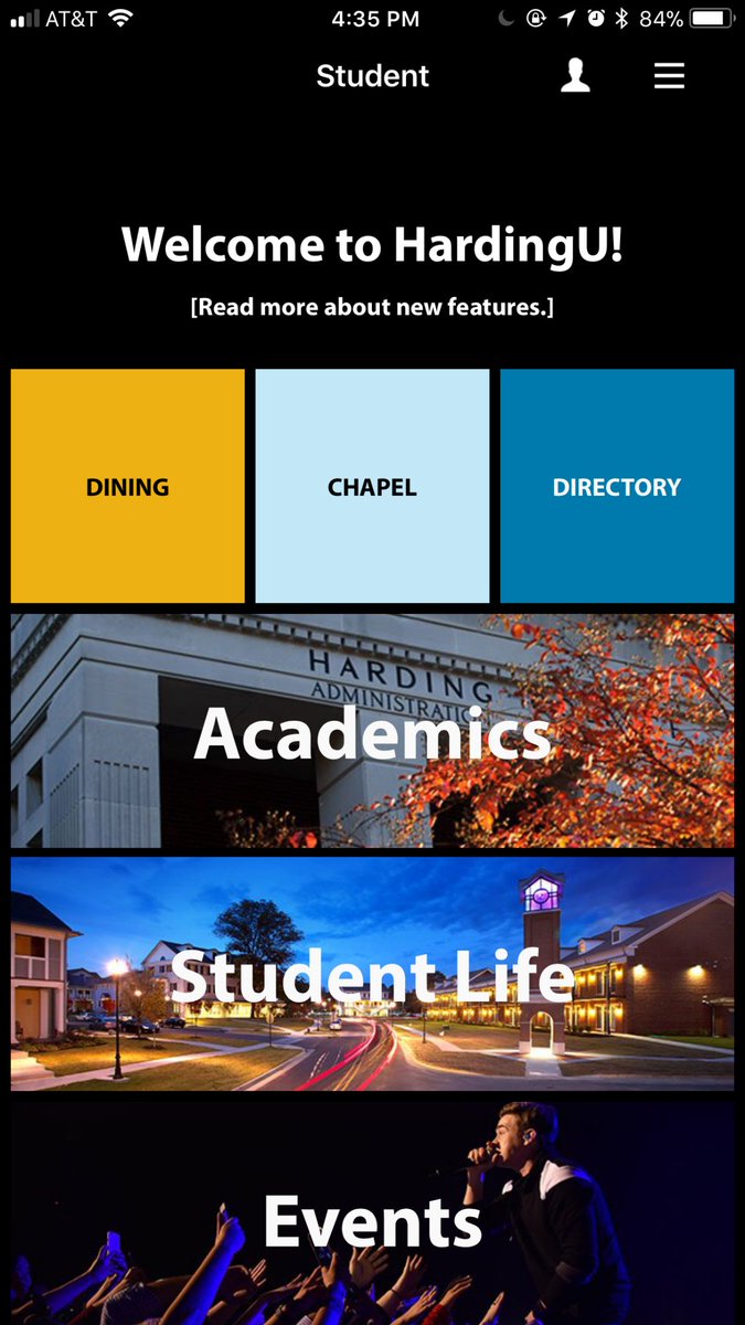 HardingU's tweet photo. “For all of that to be in one place, so I don’t have to have three different places that I’m pulling it from, that’s gonna be really useful.” -Junior Kaleb Turner
Read more about #TheHardingApp at https://t.co/QUsnylSMqR. You can download the app at https://t.co/VbYSmaCp08. https://t.co/yt2gSaRjYi