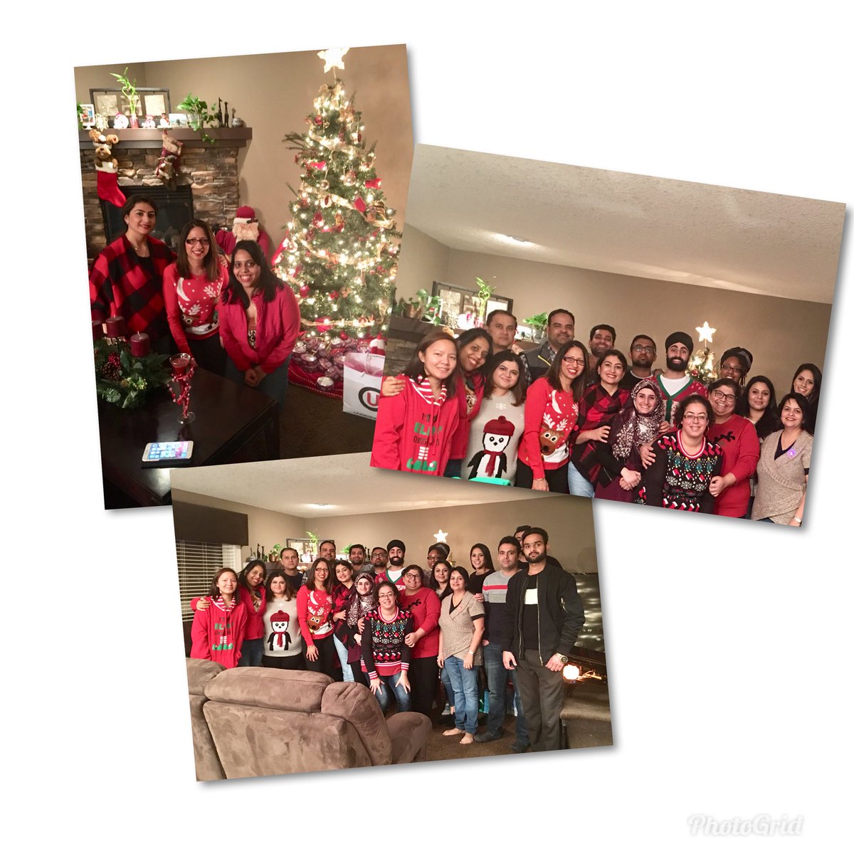 PamDhillonTD's tweet photo. Team Castleridge celebrating Christmas 🎄 party 🎉 #secretsanta #bestteamever💚#funnight🍾💃🕺#besthosteverAsh @ashjassani @SyedSAli9 @shyamala_sastry @ShawnnetteF_TD @Courtney_Libbey @B_RAI7 @GMinhas01 @JaswantTD @robertghazal_TD @SharmillaSharma https://t.co/m2RSIbb9tP