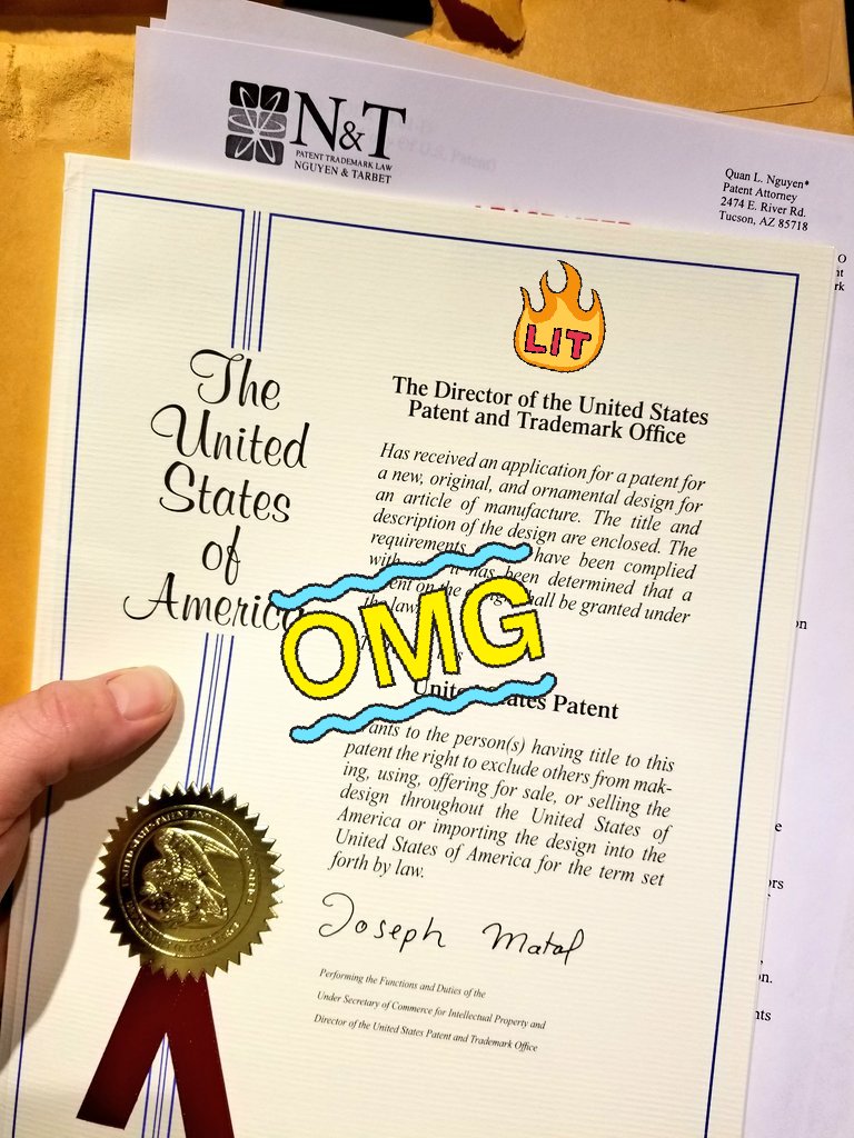 ryanfoland's tweet photo. When you get your first fully issued patent.
πππ₯π€π€π
ππ
More details soon!
#iPocket https://t.co/FJ21dIosng