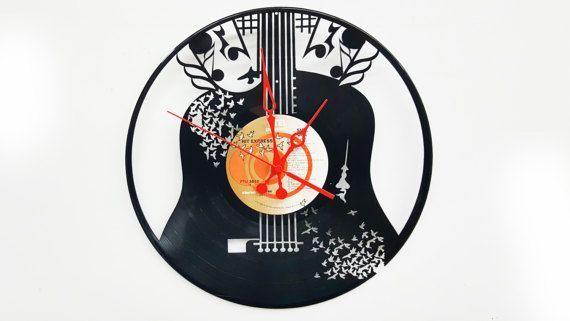 JonesLaserCraft's tweet photo. Last week to shop. # Christmas #Guitar with Birds Vinyl Record Clock, Gibson Guitar Clock, Acoustic Guitar Clock, #CustomClocks, Personal Wall Art, Guitar Clocks, Music #vinylrecordclocks https://t.co/mHbckuKaLg https://t.co/dXeQul7iQY
