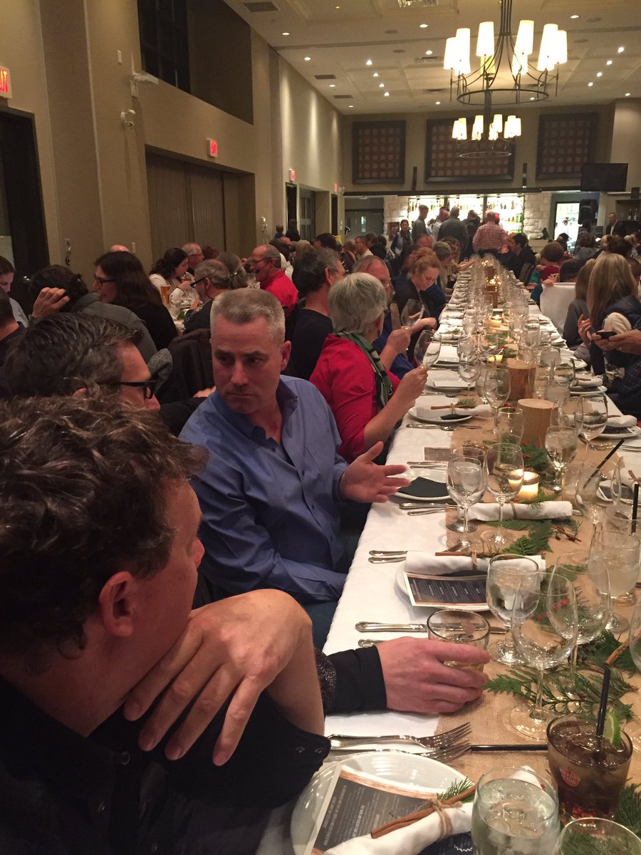 CanadaOYF's tweet photo. Elegant #oyf17 family meal prepared by the Young Chefs &amp; Winemakers Collab...all under 40. #yumm #CdnOYF https://t.co/sAYCnQP29Q