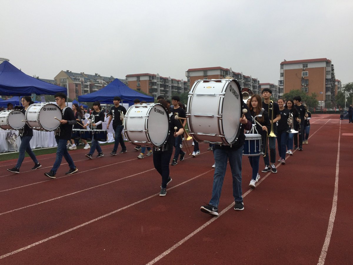 ischoolscons's tweet photo. Inaugural season of Tianjin International School's marching band, much to the delight of all spectators! #teachwithisc https://t.co/Al4D0cOtXW