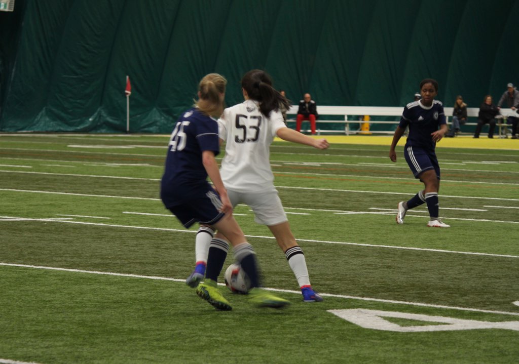 FCEdmontonREX's tweet photo. Well played @WFCAlberta. Enjoyed that 11 v 11 match between the 2 AB REX Programs. https://t.co/eLZodtG9r4