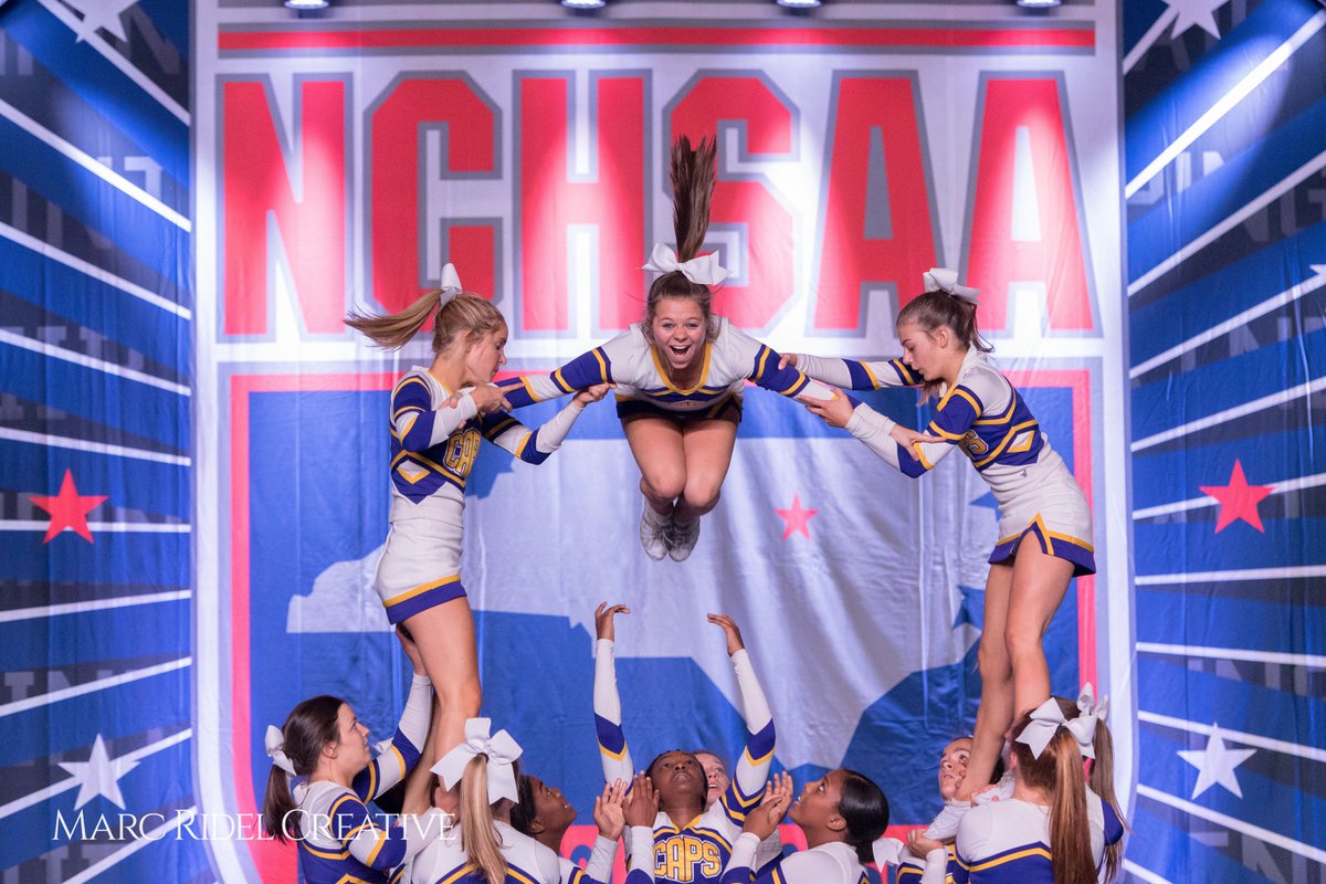 MRidelCreative's tweet photo. Broughton varsity cheerleading placed 3rd in the NCHSAA Invitational tournament. 
Photos: https://t.co/35d7LfjWfI https://t.co/BfBCujf5fb