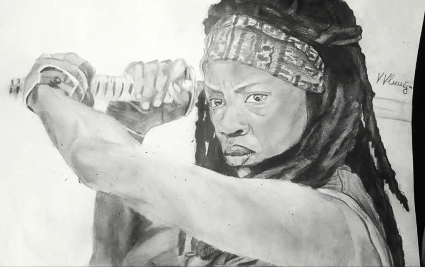 vilijavdrawings's tweet photo. Michonne :)
#michonnetwd #michonne #thewalkingdead #drawwithpencil #drawing #michonnethewalkingdead #supportarts #art #pencil #pencildrawing
#danaigurira 
@DanaiGurira https://t.co/DWNfoSqsYj