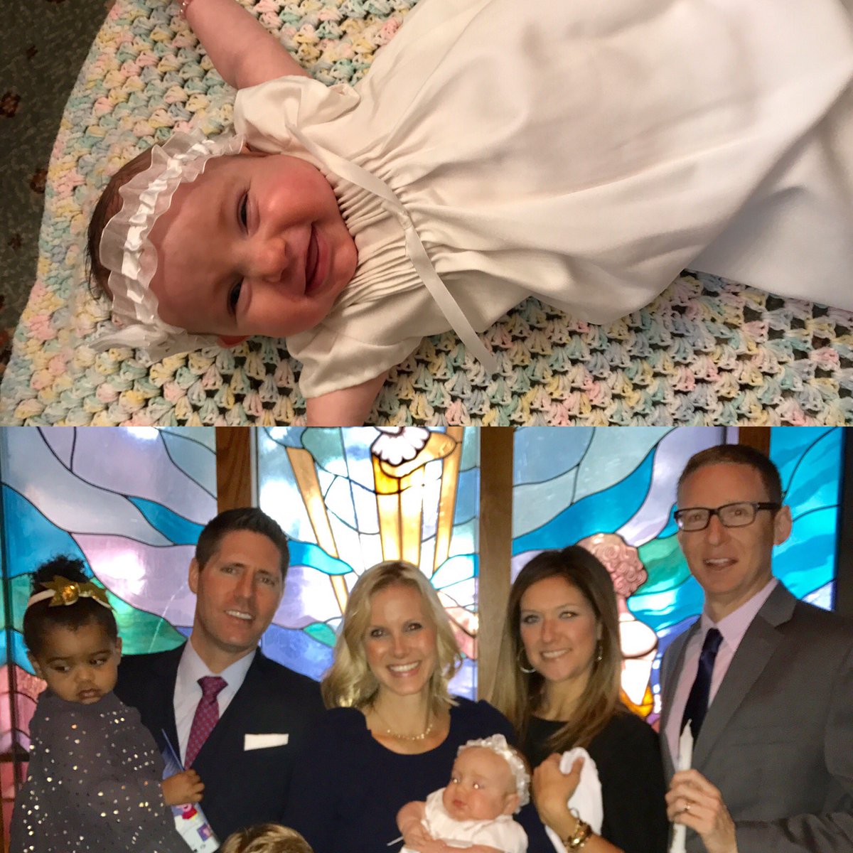 melissamollet's tweet photo. A beautiful baptism for our beautiful girl. 😇 #baptism #sosweet #ifeellikewejustdidthis #ohwaitwedid @nbcwashington @news4today https://t.co/O6xHRERB2q