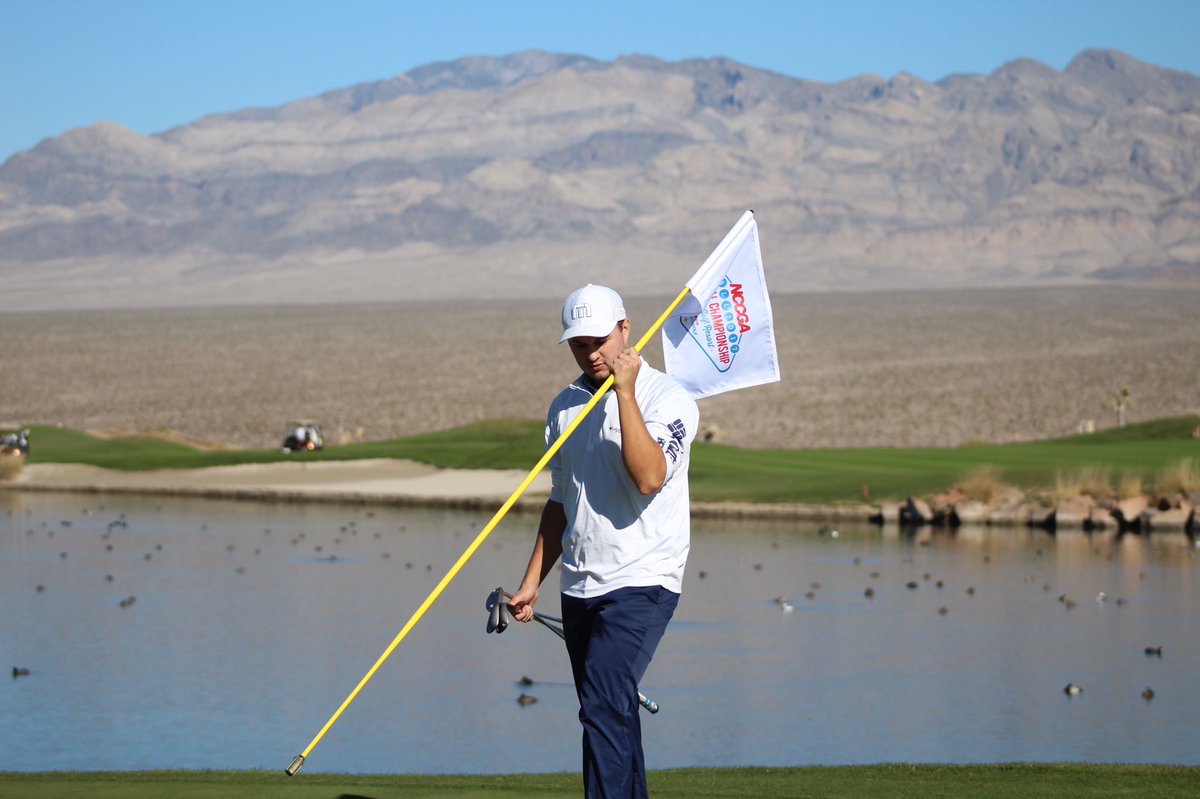 StetsonClubGolf's tweet photo. @StetsonU Club Golfer Michael Hulle finished Round 1 at the @NCCGA National Championship in Vegas! #PartyatPaiute https://t.co/1u8tIJnsSt
