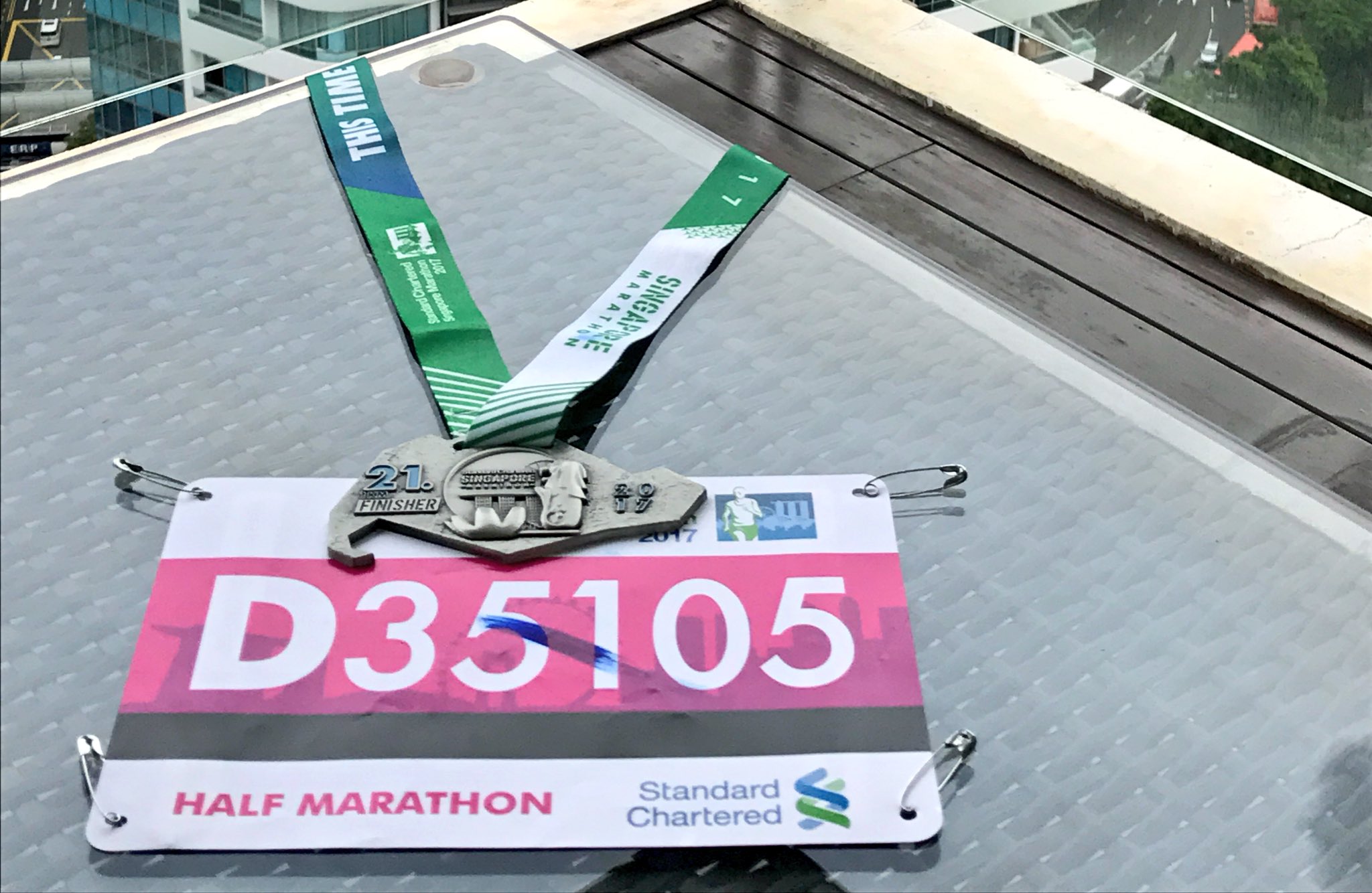 Ninad Deshpande on Twitter just completed Half Marathon
