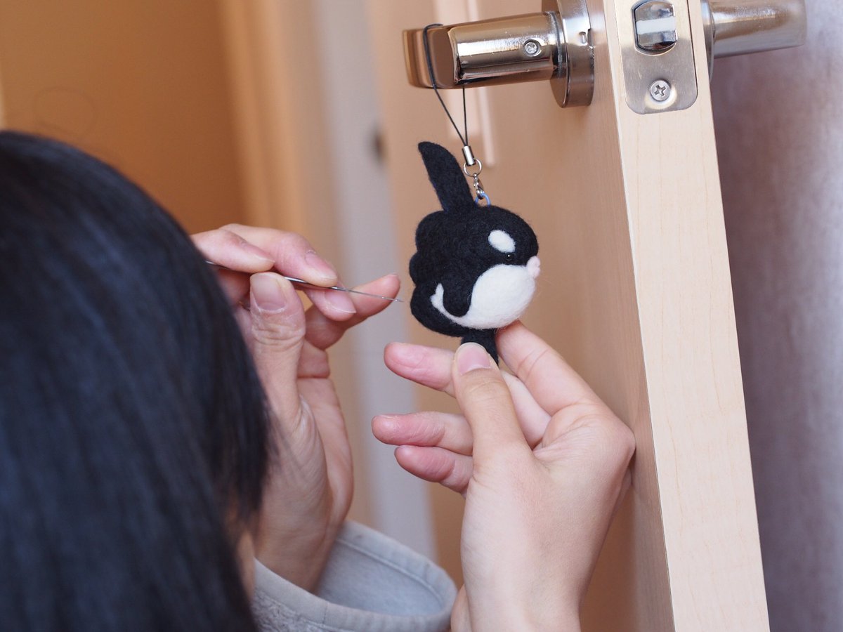 Chiaki 年内でオーダーはしばらくおやすみ シャチマンボウできました ちょっとお直しして お嫁に行きます 羊毛 フェルト シャチマンボウ Chiaki 年内でオーダーはしばらくおやすみ シャチマンボウできました ちょっとお直しして お嫁に行きます 羊毛 フェルト シャチマンボウ