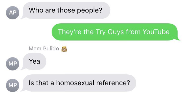 AJpls_'s tweet photo. An update on me saying I wanted the #TryGuys shirt for Christmas... #TryMas @KeithHabs @nedfulmer @korndiddy @EugeneLeeYang https://t.co/t2IPth3wPQ