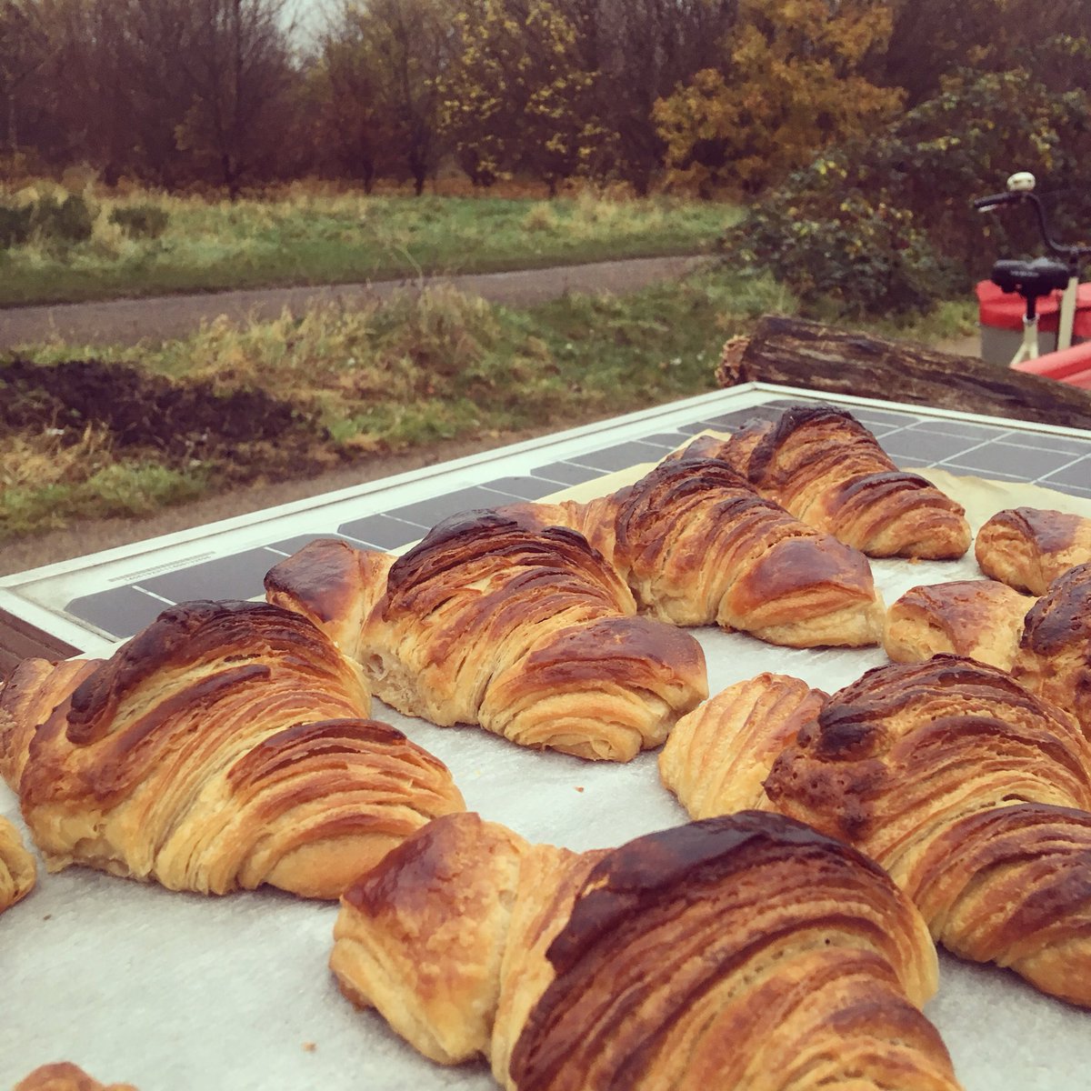 Good morning!! Who fancy a lovely handmade croissant for breakfast? What a better way to start a Sunday!