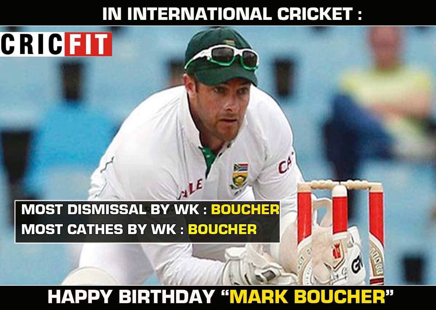 Happy Birthday Mark Boucher!! 