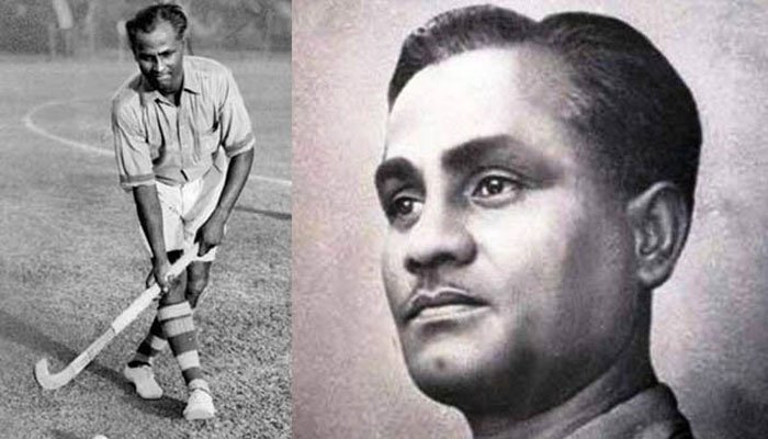 BSYBJP's tweet photo. Tributes to the Hockey Wizard &amp; Padma Bhushan awardee Major Dhyan Chand ji on his death anniversary. He led India to consecutive Olympic gold medals in 1928, 1932 and 1936. https://t.co/Sa08AyUG4m