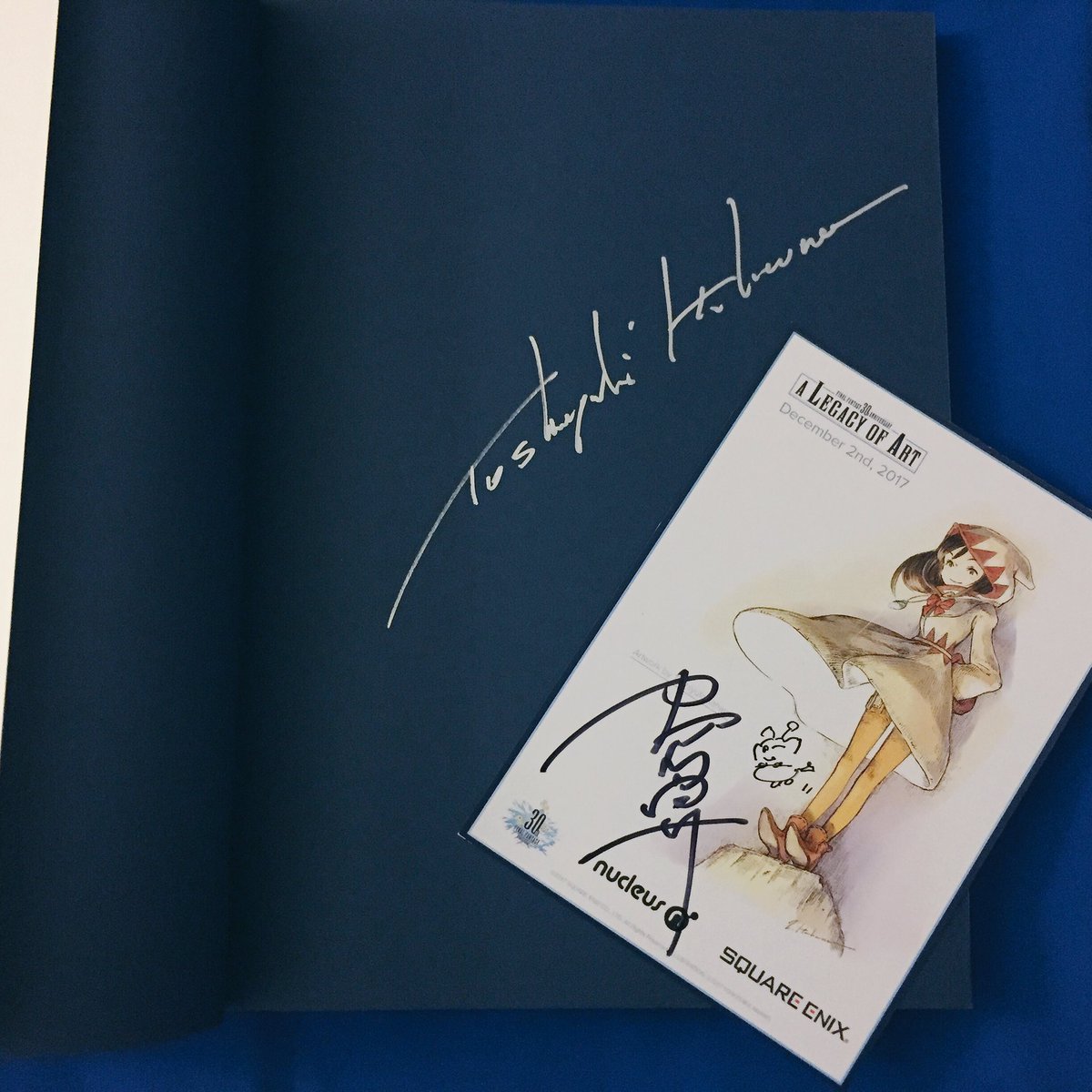 sharko_bv's tweet photo. A dream come true! Thanks @ItahanaT @FinalFantasy @SquareEnixUSA   #FF30th https://t.co/hX5TzSriQl