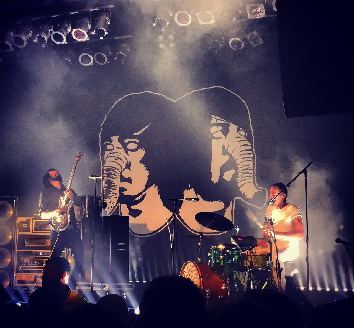 Indie88Toronto's tweet photo. Destroying eardrums and getting bruises in the pit with @dfa1979 A perfect Saturday night!! #deathfromabove #rawkshow #deathfromabove1979 #letthatfloorbounce https://t.co/5JVEBF80uz