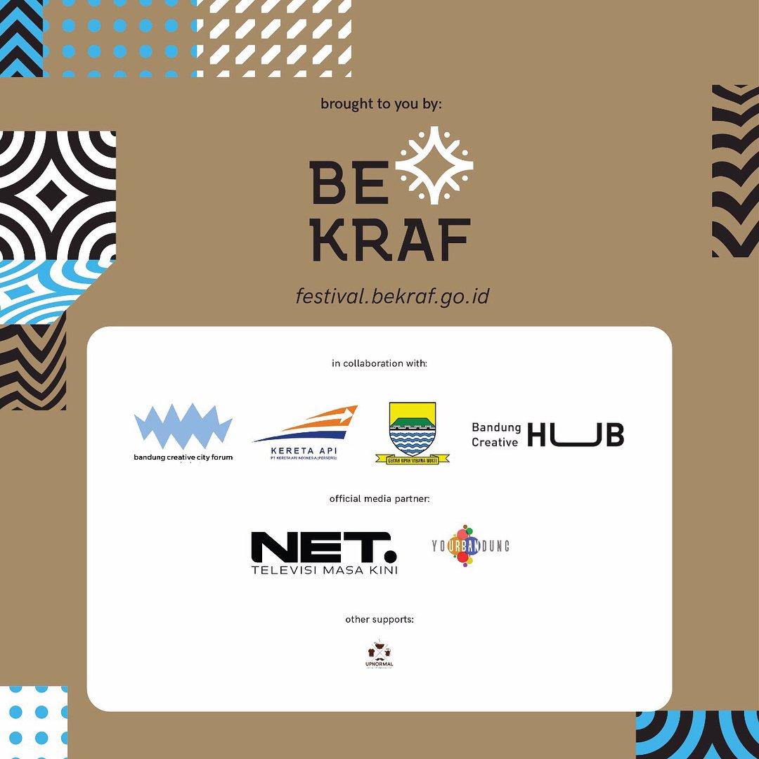 Akan hadir BEKRAF Festival 2017 di Kota Bandung bertempat di Gedung Bandung Creative Hub &amp; Gudang Persediaan PT KAI. Gelaran jejaring komunitas kreatif ini akan berlangsung pada tanggal 7-10 Desember 2017. Ramaikan kuy! #bekrafestival #bandung #indonesiakreatif #bandungcreative