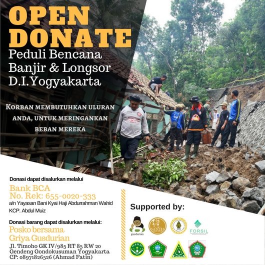 Membuka donasi untuk mereka yang butuhkan uluran tangan kita. Silakan dirituit tuips..