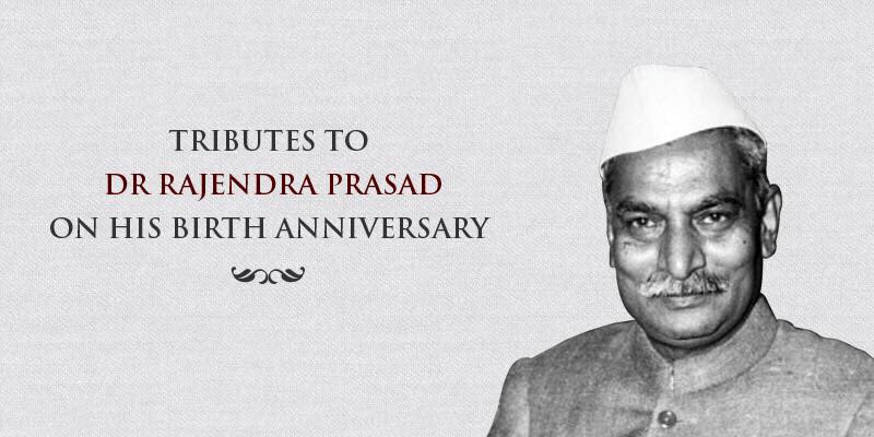 On his birth anniversary, I pay my respects to India’s first President Dr. Rajendra Prasad. His exemplary service to our Nation will always be remembered.