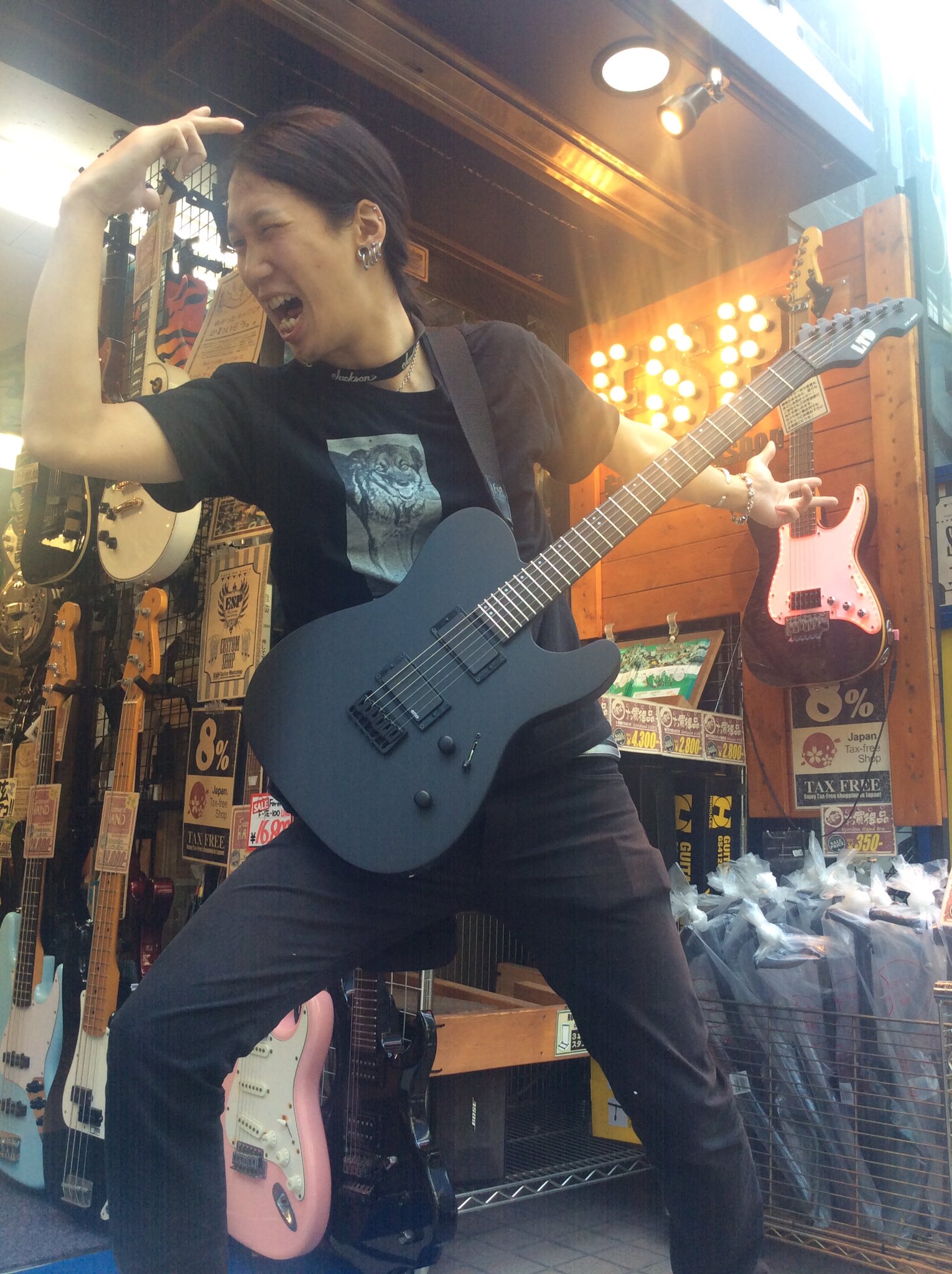 LTD TE-401 テレキャス ESP ギター 即納可能】LTD TE-401 / Black Satin 渋谷店 - 【ESP直営