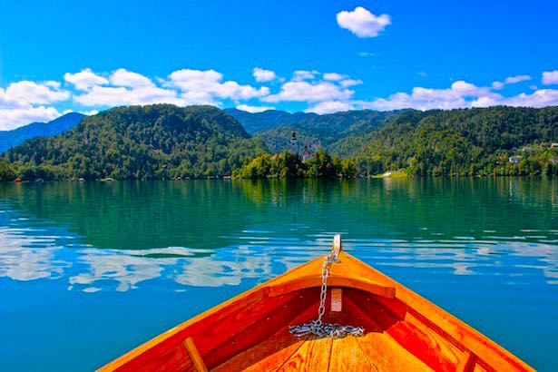 Postcard views at Lake Bled #Slovenia #Travel #PhotooftheDay #Blue #Wanderlust -> bit.ly/1jV2rT