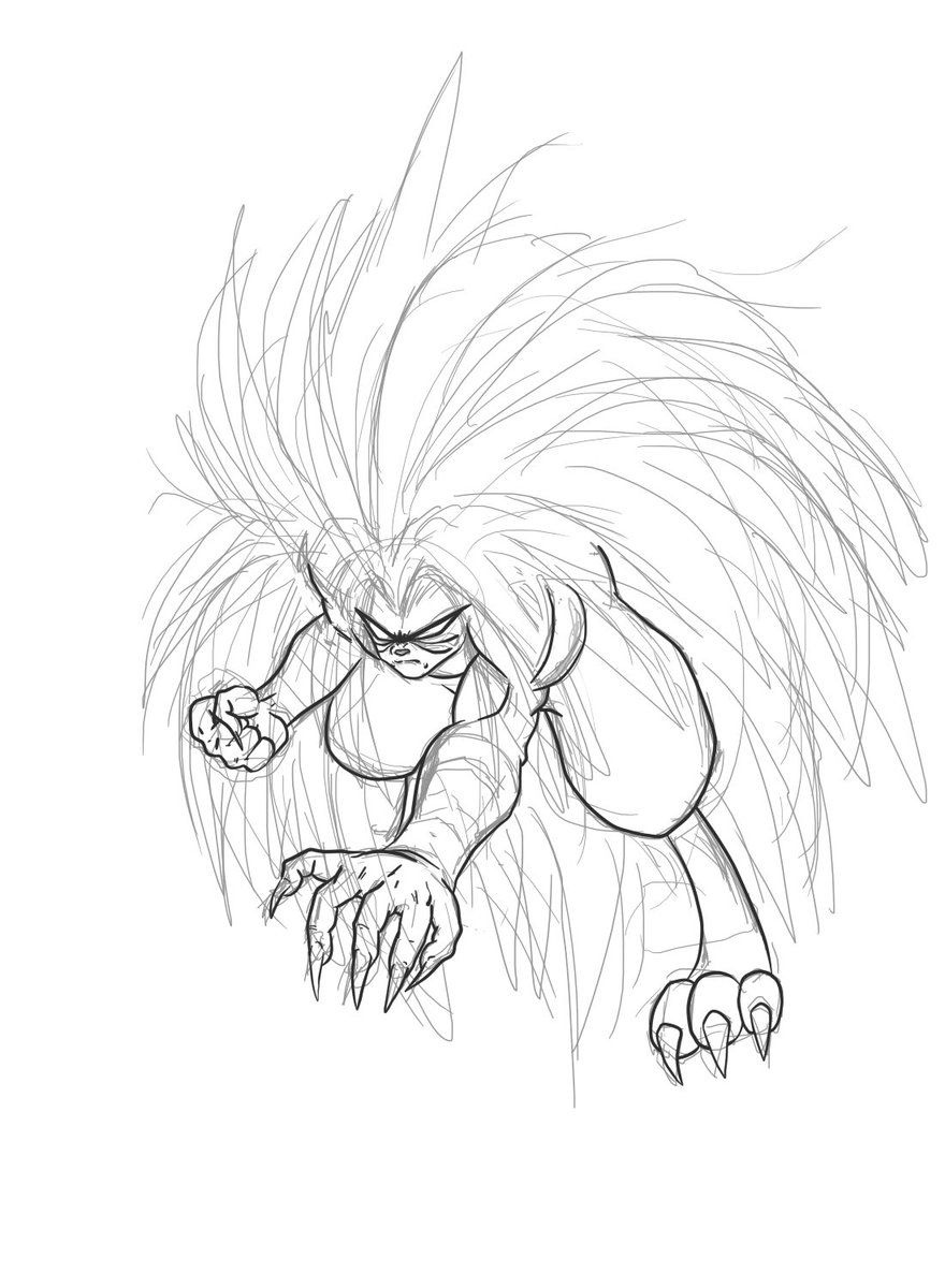 うしおととらイラスト うしおととら大好きでした！ 自分なりのとら描い