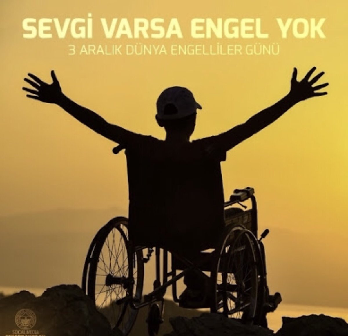 Engel değil destek olalım. Hepimiz birer engelli adayıyız unutmayalım. #3AralıkDünyaEngellilerGünü